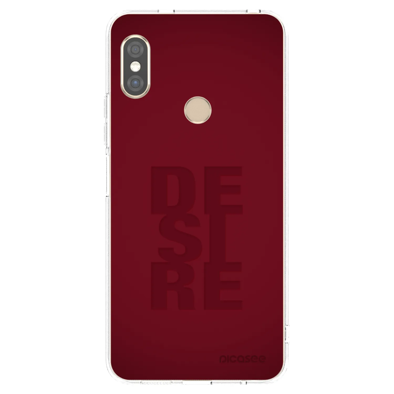 Picasee silikonový průhledný obal pro Xiaomi Redmi Note 5 Global - Desire