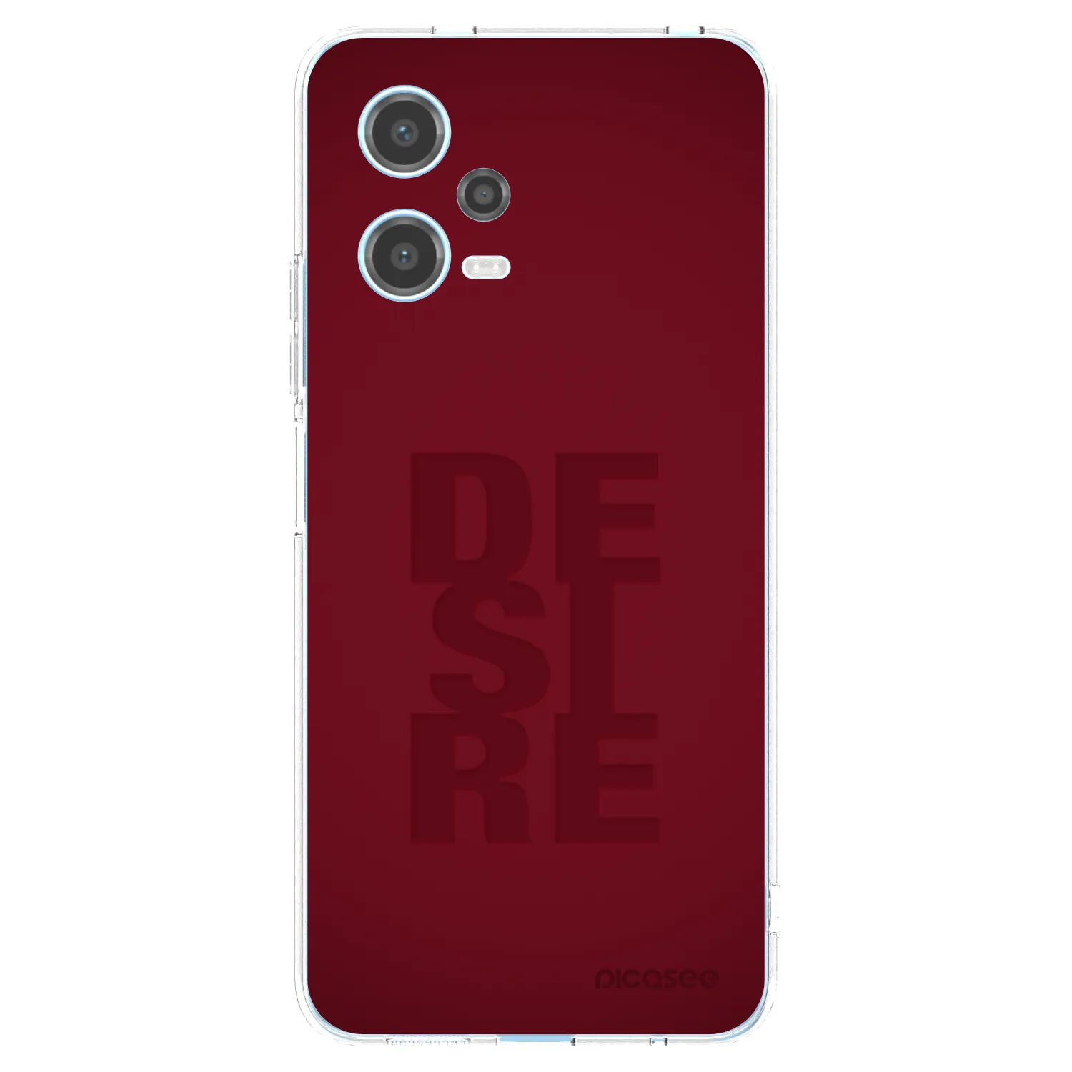 Picasee silikonový průhledný obal pro Xiaomi Redmi Note 12 5G - Desire