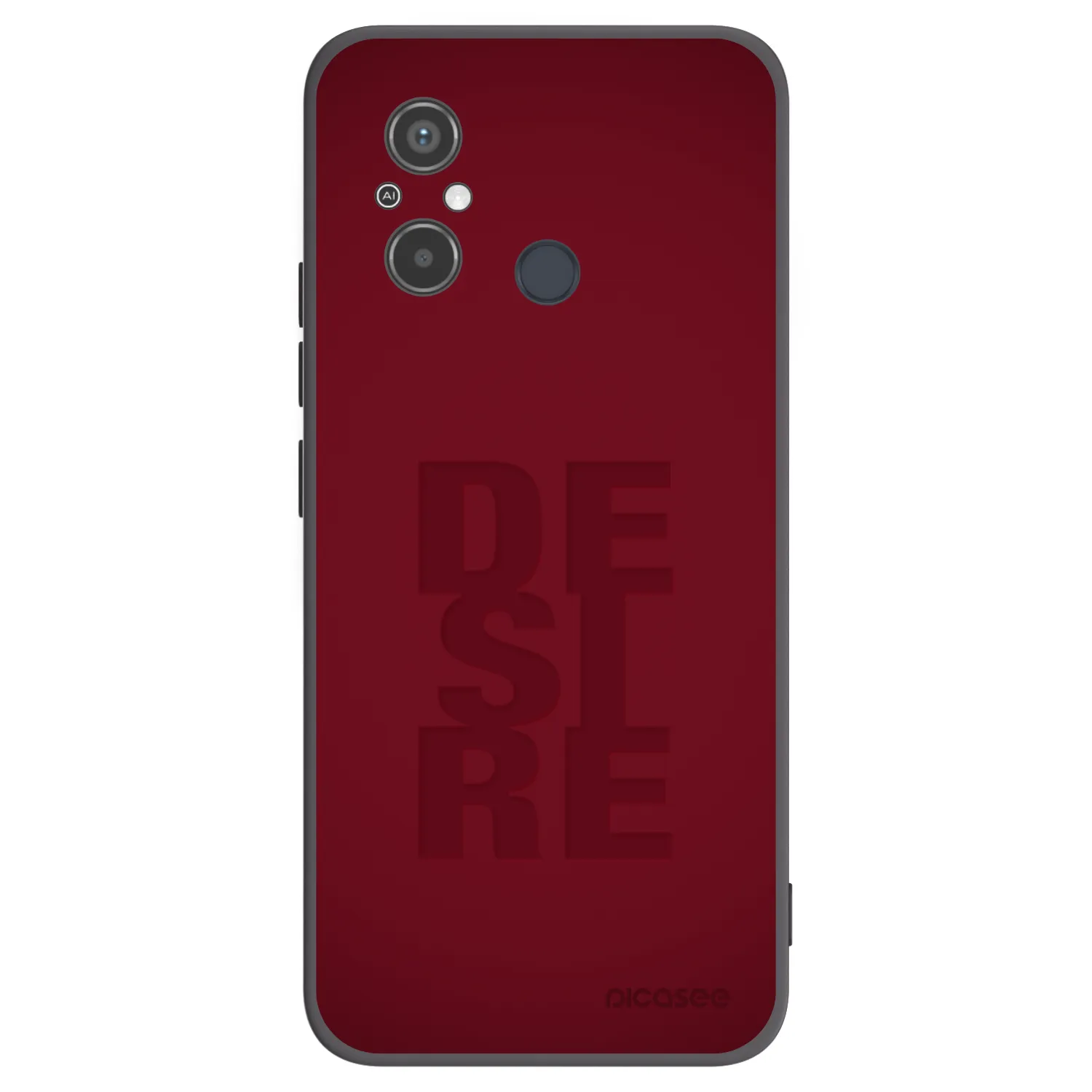 Picasee silikonový černý obal pro Xiaomi Redmi 12C - Desire