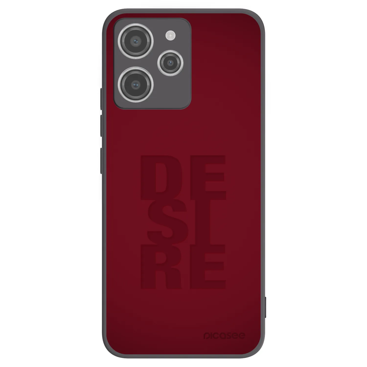 Picasee silikonový černý obal pro Xiaomi Redmi 12 4G - Desire