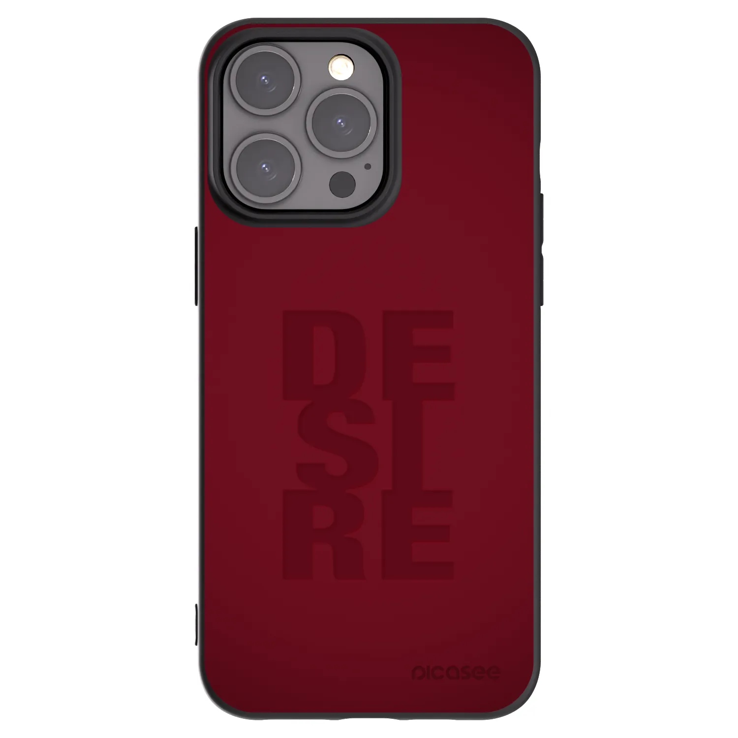 Picasee silikonový černý obal pro Apple iPhone 15 Pro Max - Desire