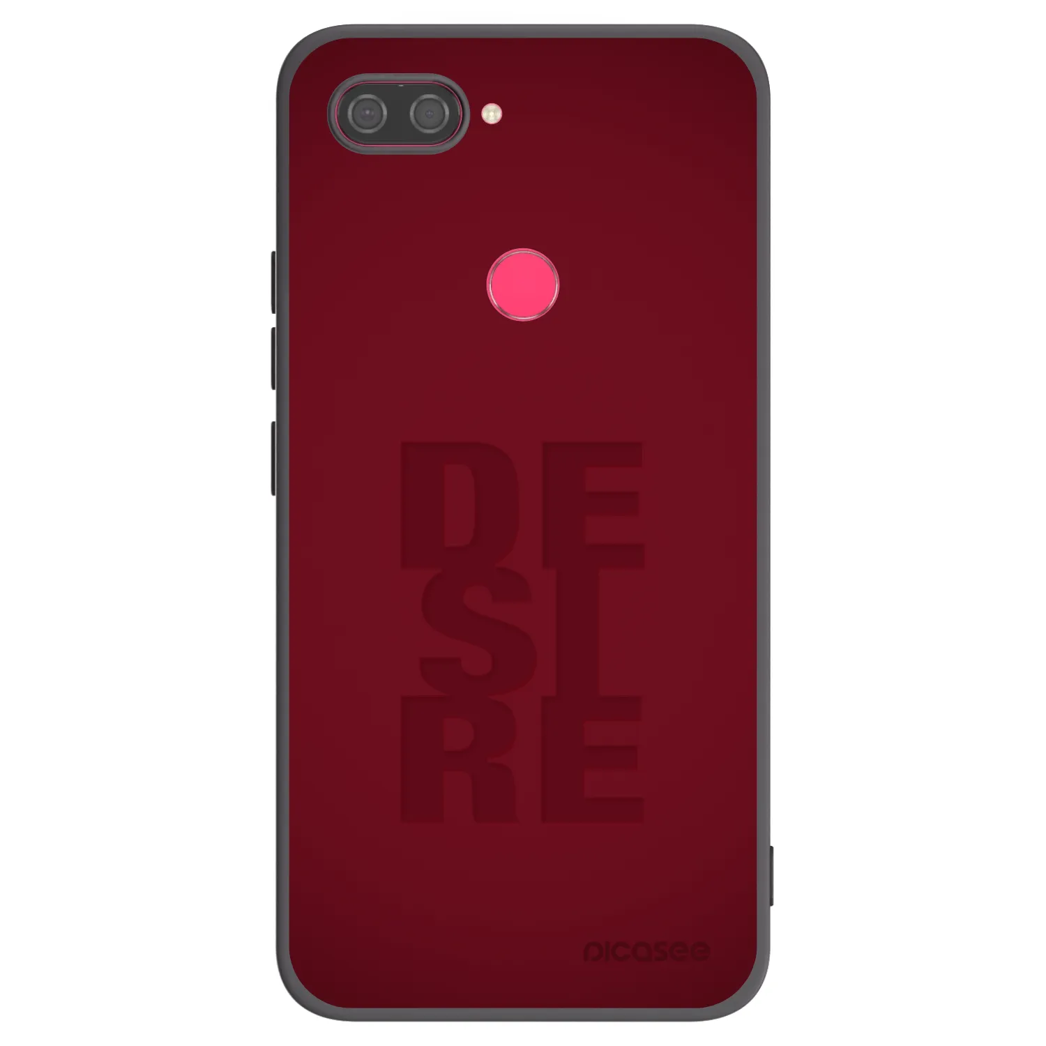 Picasee silikonový černý obal pro Xiaomi Mi 8 Lite - Desire