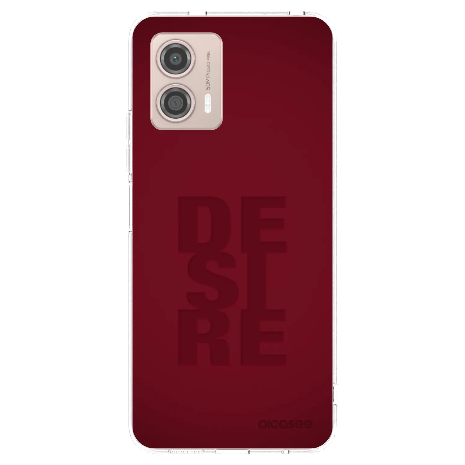 Picasee silikonový průhledný obal pro Motorola Moto G53 5G - Desire
