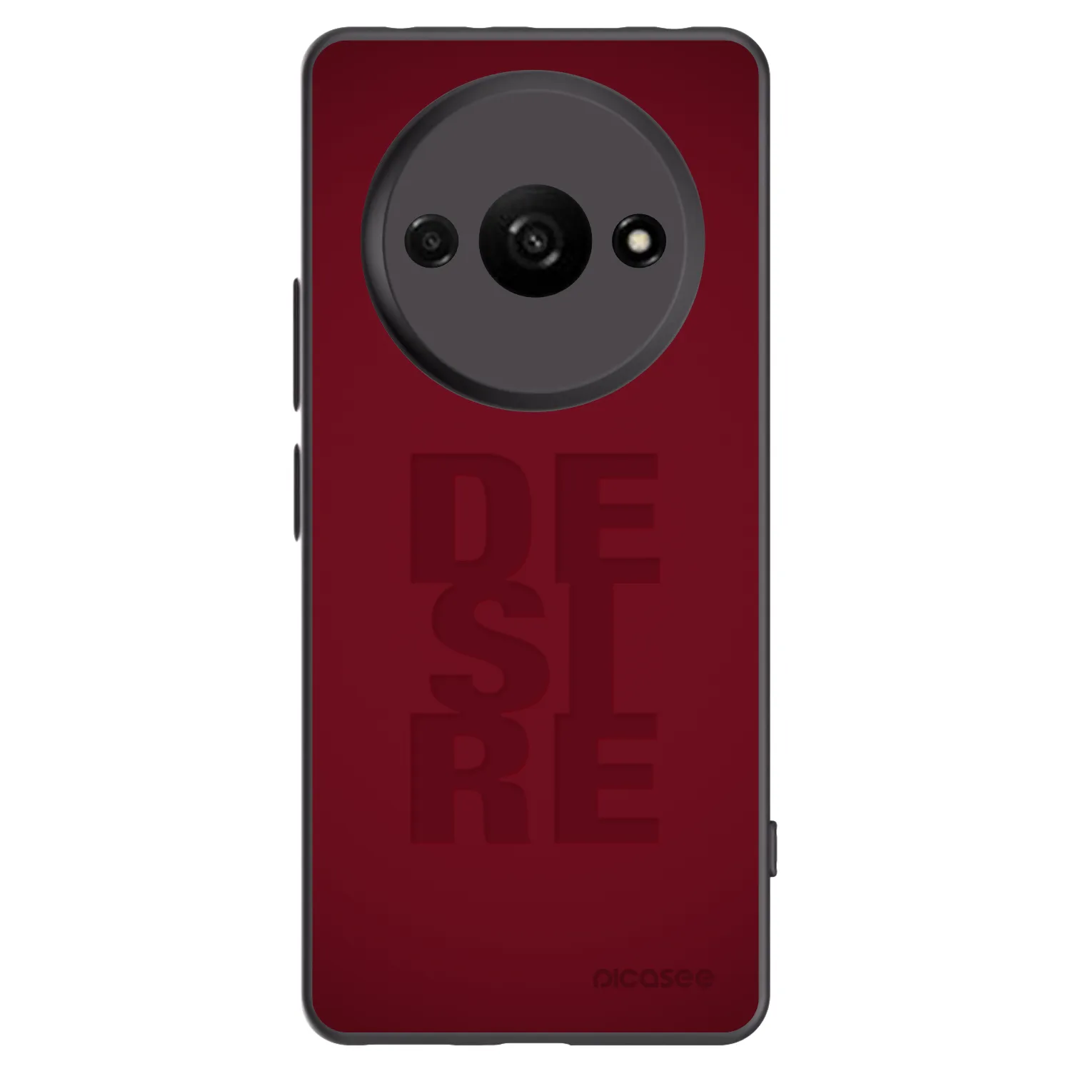 Picasee silikonový černý obal pro Xiaomi Redmi A3 - Desire