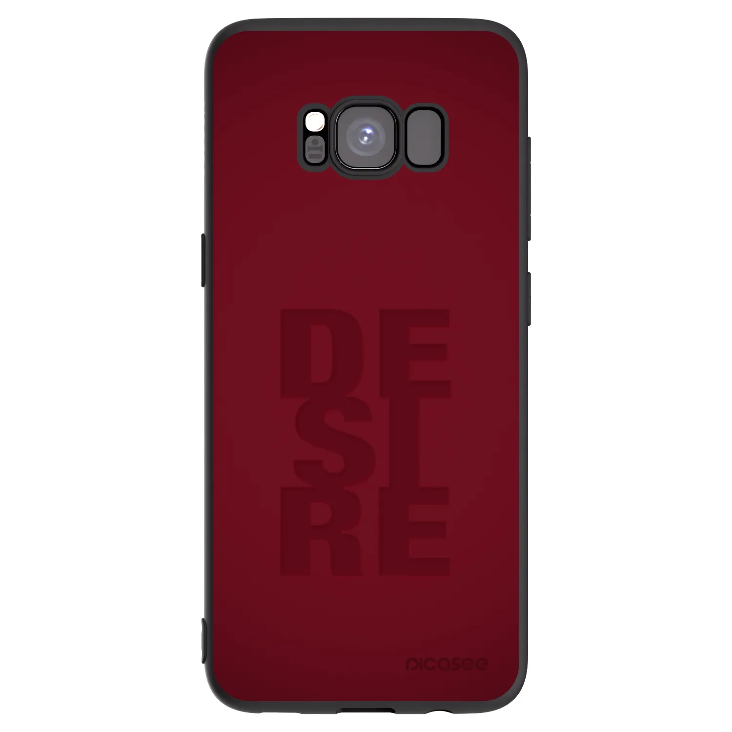 Picasee silikonový černý obal pro Samsung Galaxy S8 G950F - Desire