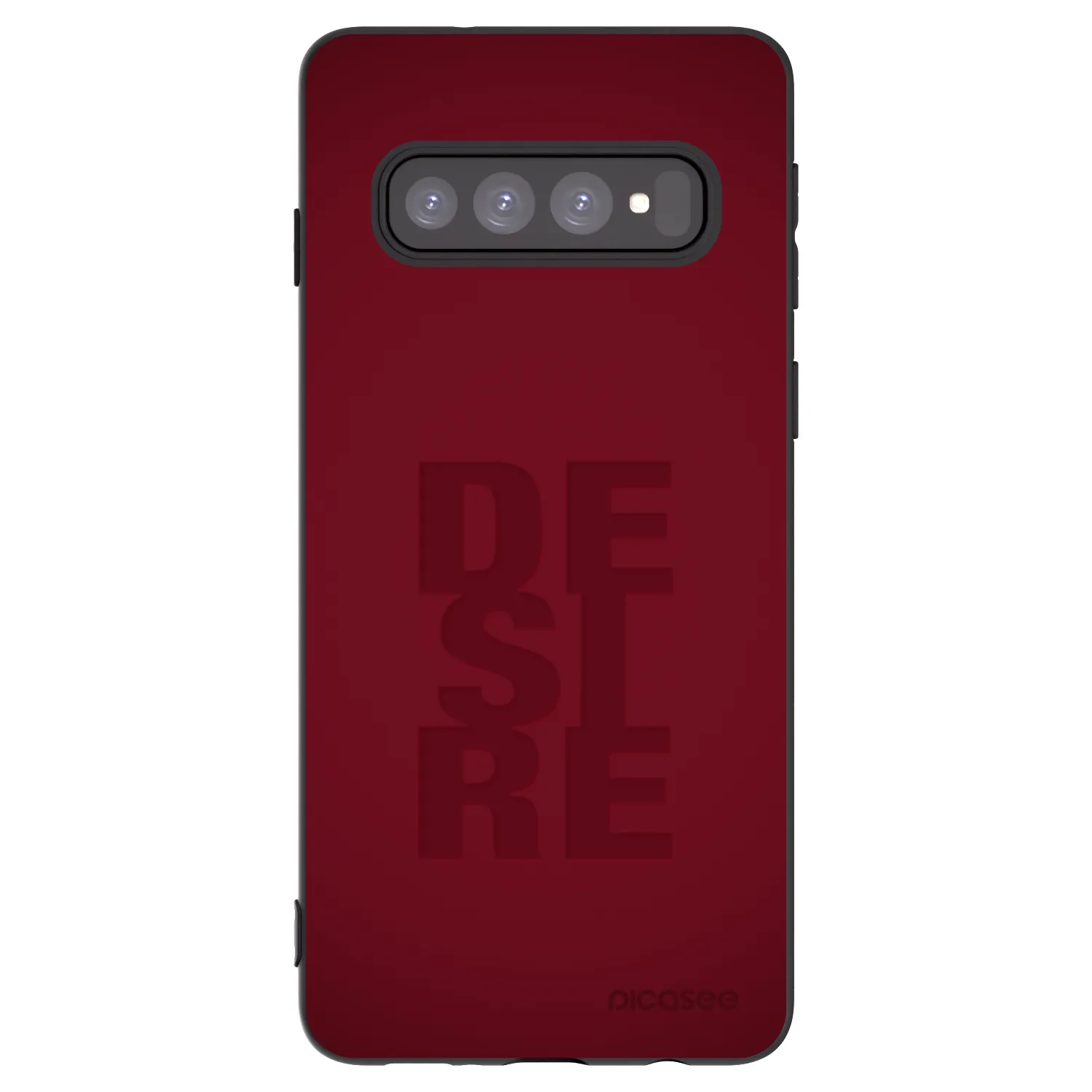 Picasee silikonový černý obal pro Samsung Galaxy S10 G973 - Desire