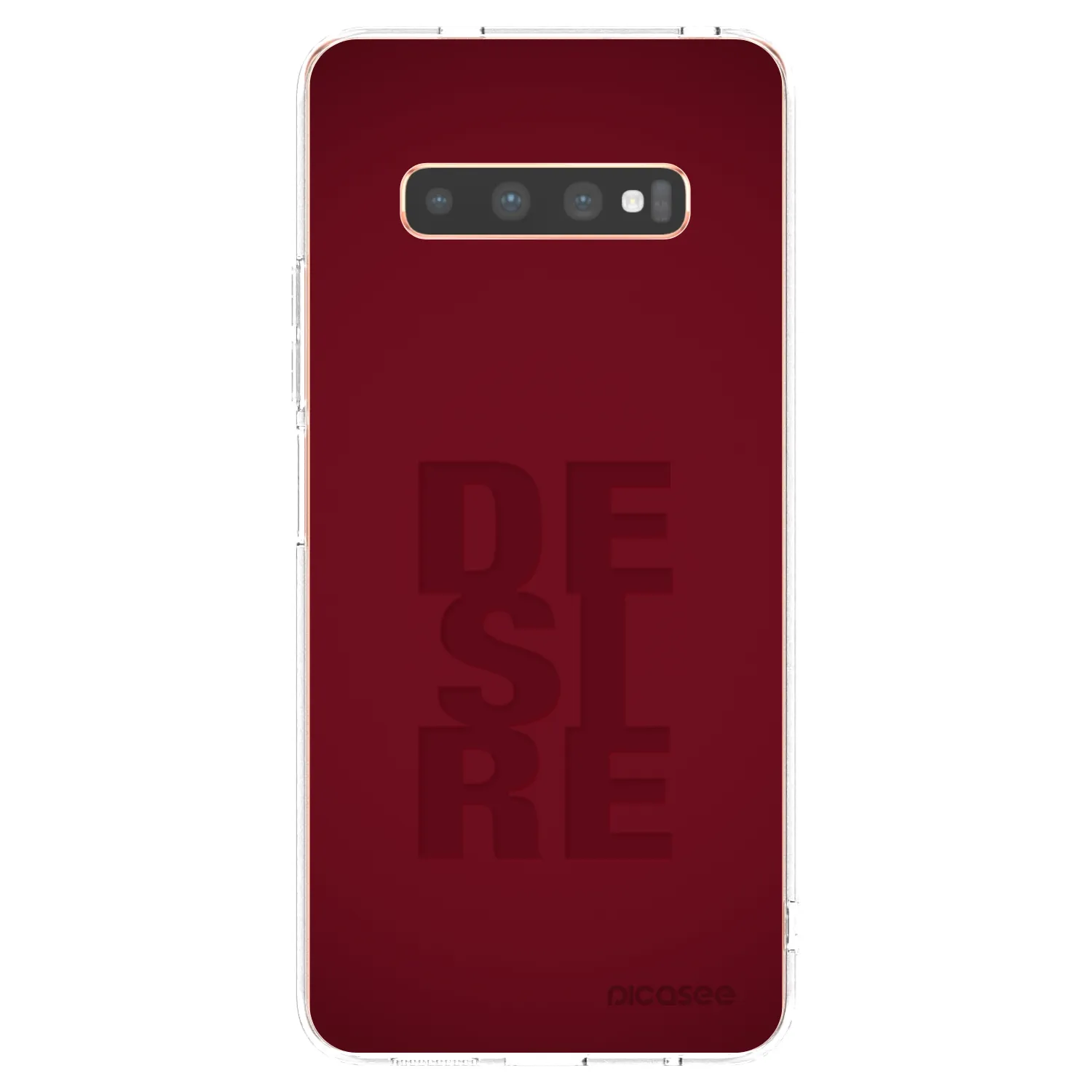 Picasee silikonový průhledný obal pro Samsung Galaxy S10 Plus G975 - Desire
