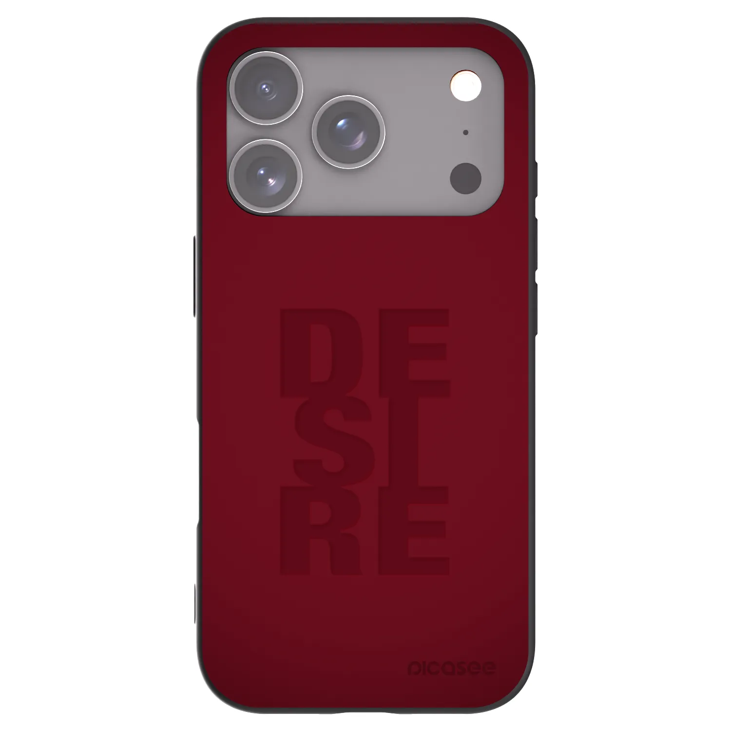Picasee silikonový černý obal pro Apple iPhone 17 Pro - Desire