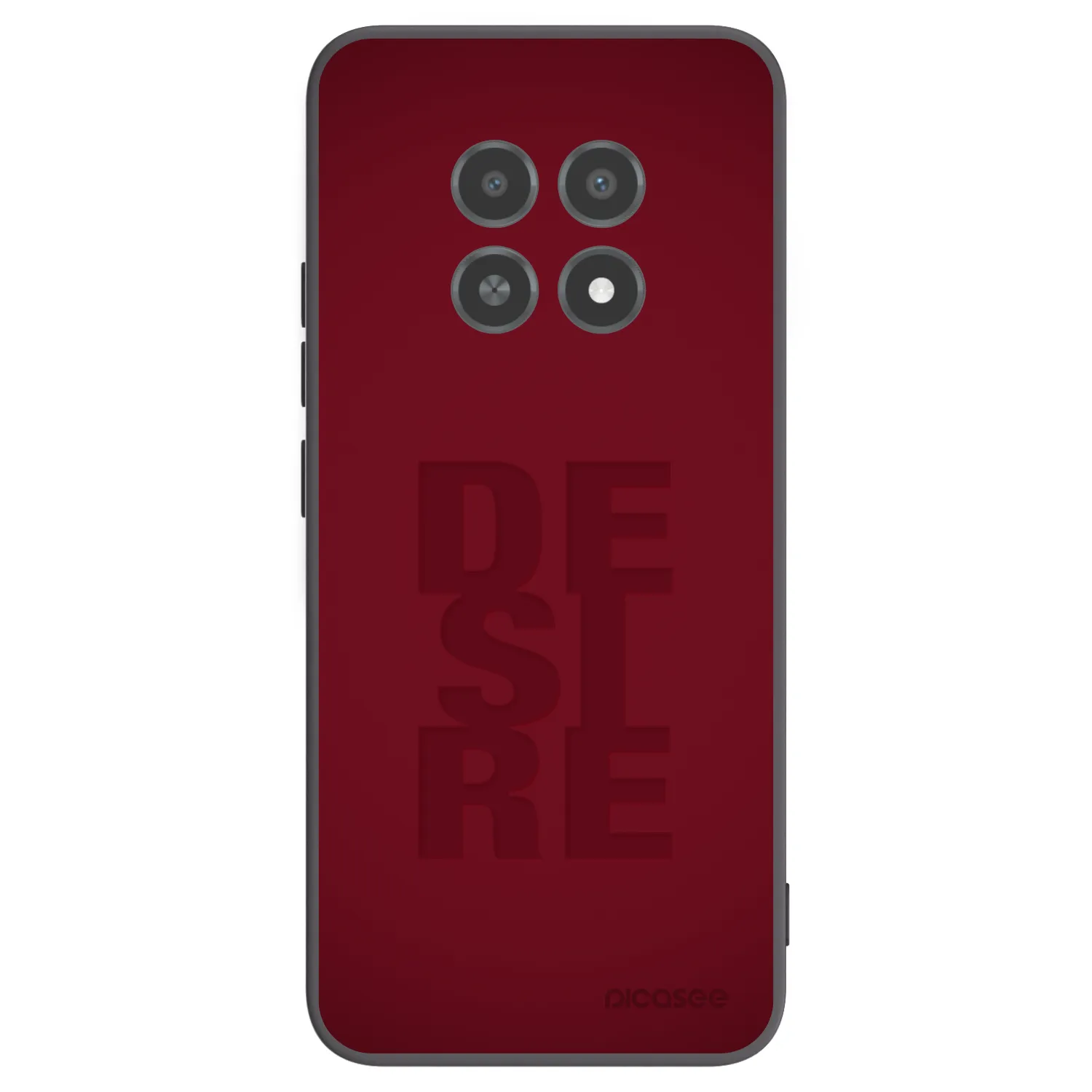 Picasee silikonový černý obal pro Realme 12X - Desire