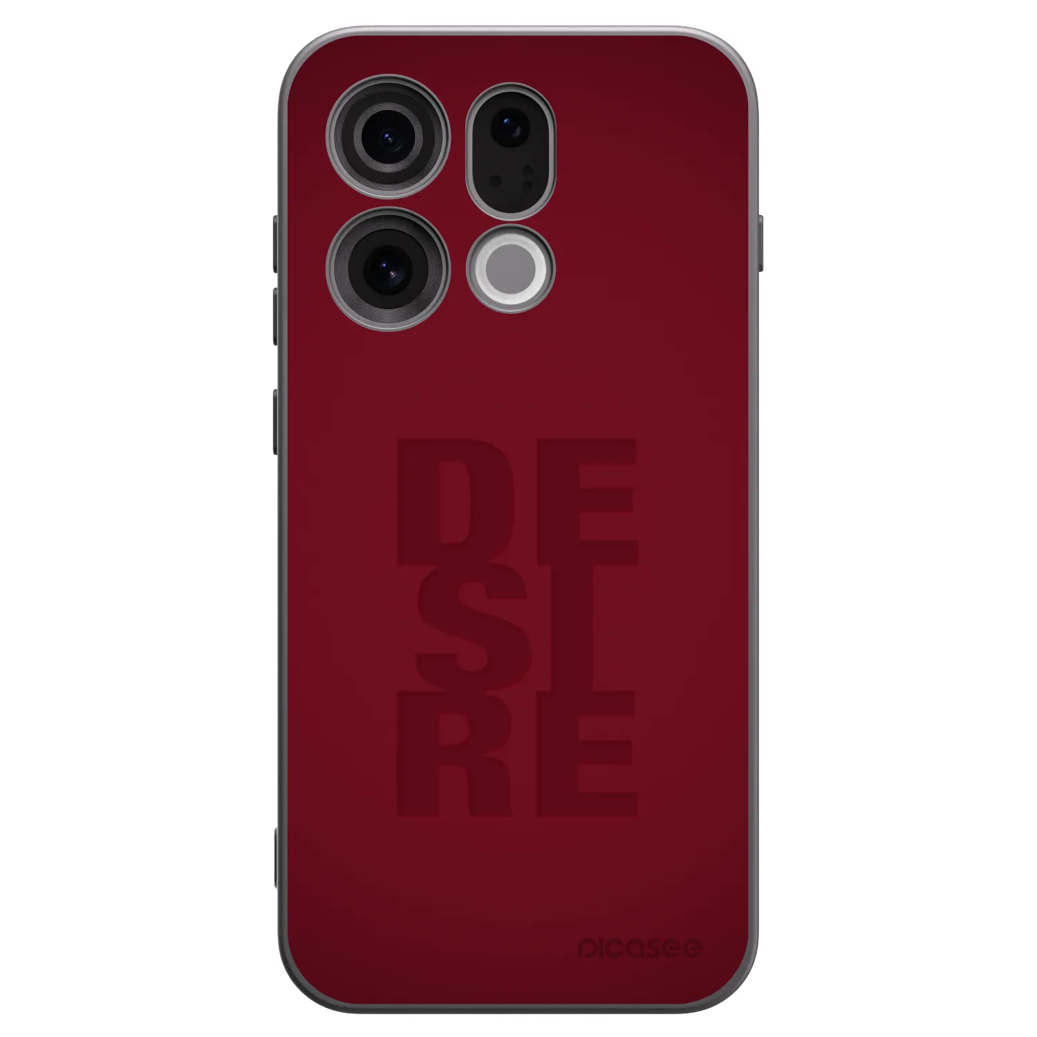 Picasee silikonový černý obal pro OPPO Find X9 - Desire