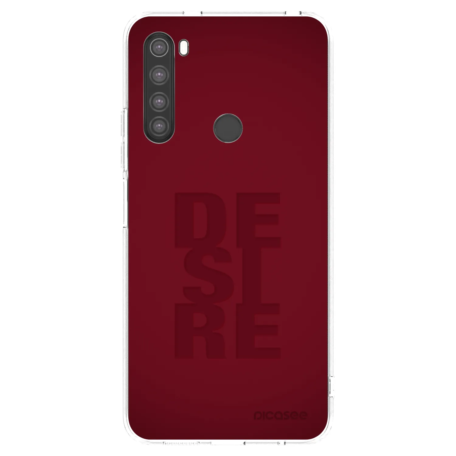 Picasee silikonový průhledný obal pro Xiaomi Redmi Note 8 - Desire