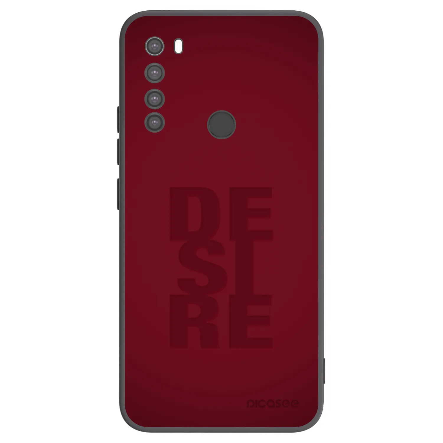 Picasee silikonový černý obal pro Xiaomi Redmi Note 8 - Desire