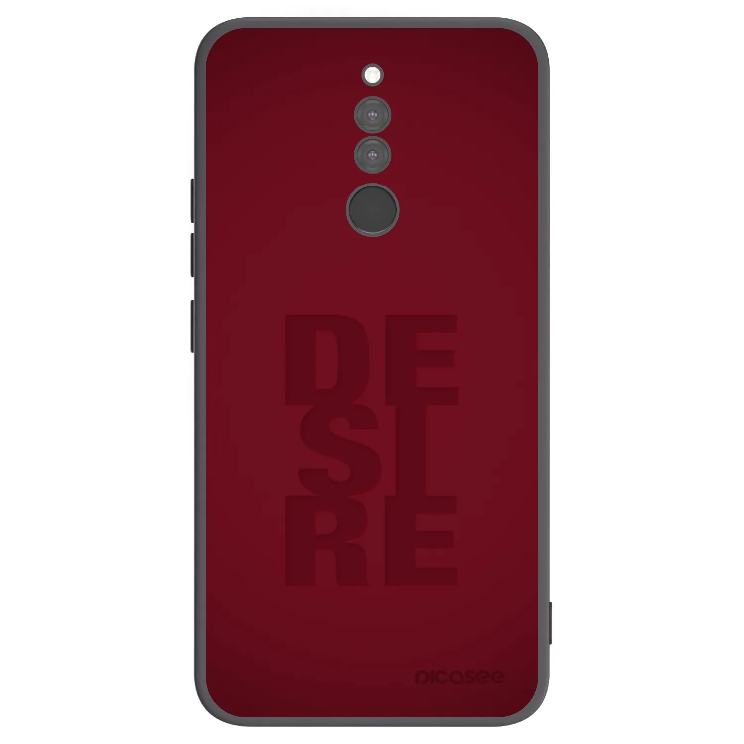 Picasee silikonový černý obal pro Xiaomi Redmi 8 - Desire