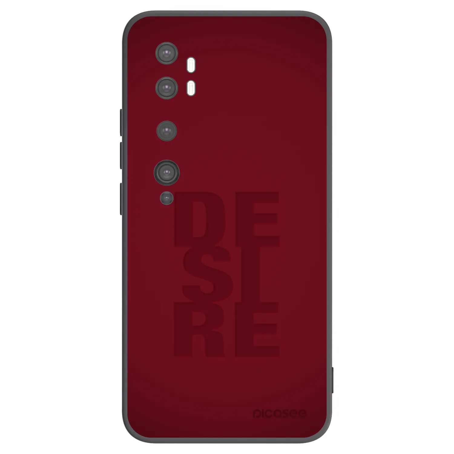 Picasee silikonový černý obal pro Xiaomi Mi Note 10 (Pro) - Desire