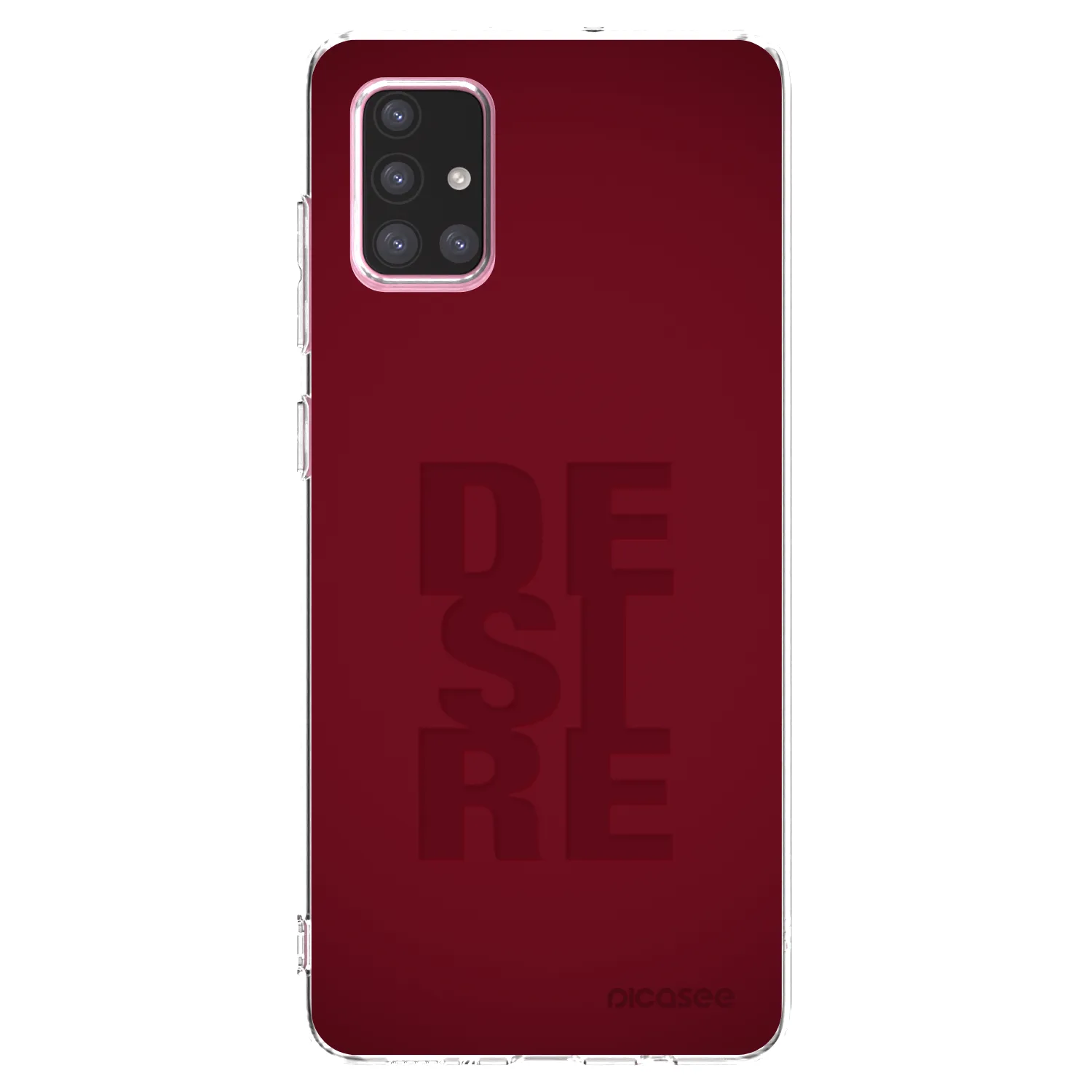 Picasee silikonový průhledný obal pro Samsung Galaxy A71 A715F - Desire
