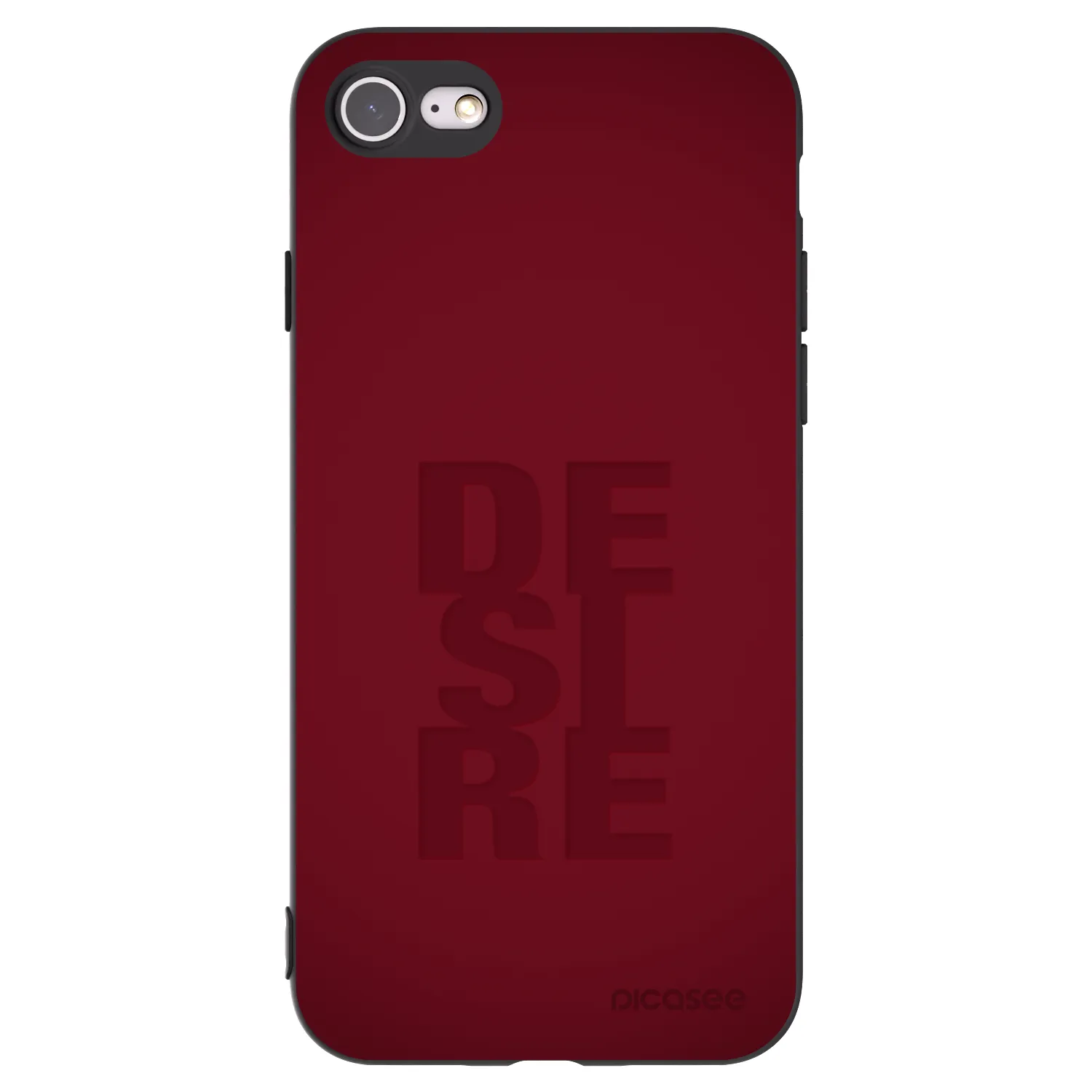 Picasee silikonový černý obal pro Apple iPhone SE 2020 - Desire