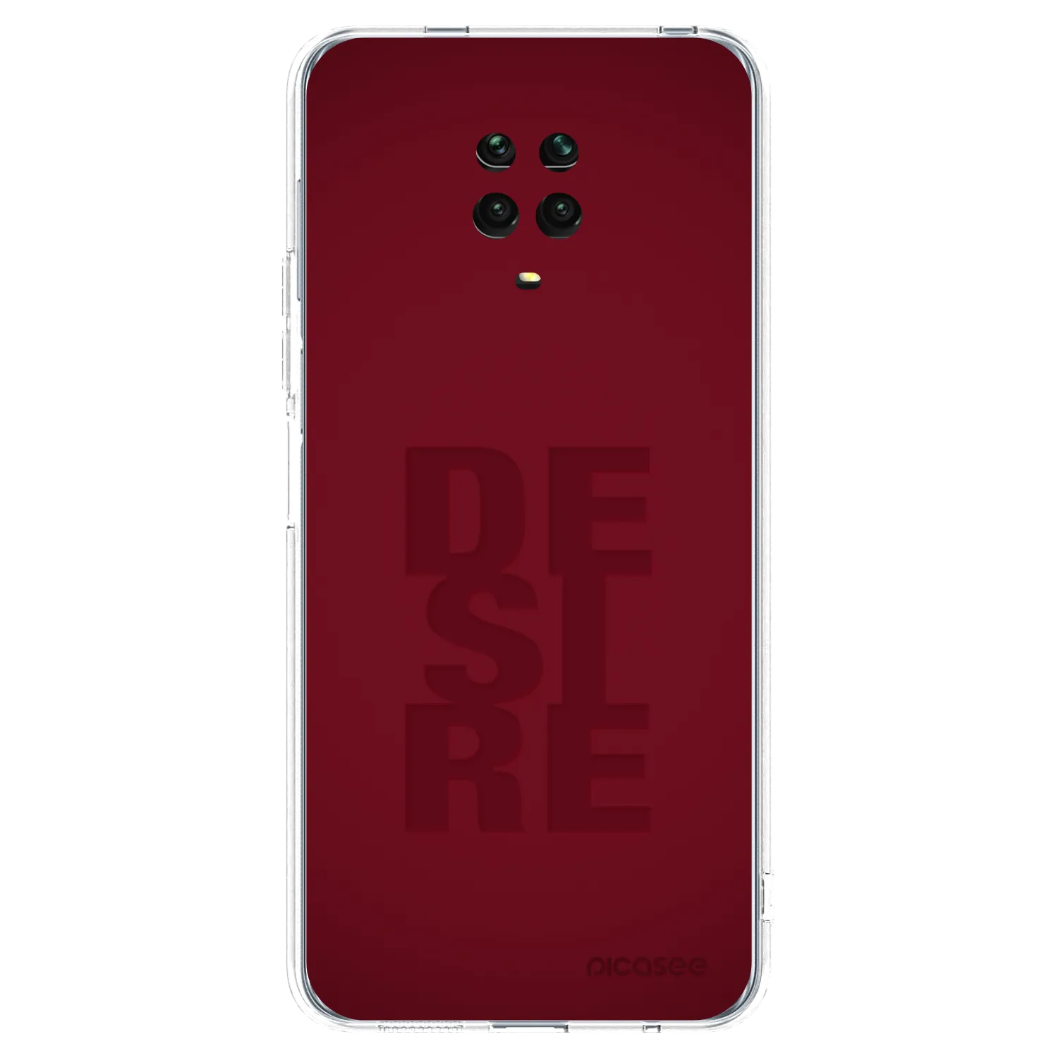 Picasee silikonový průhledný obal pro Xiaomi Redmi Note 9 Pro - Desire