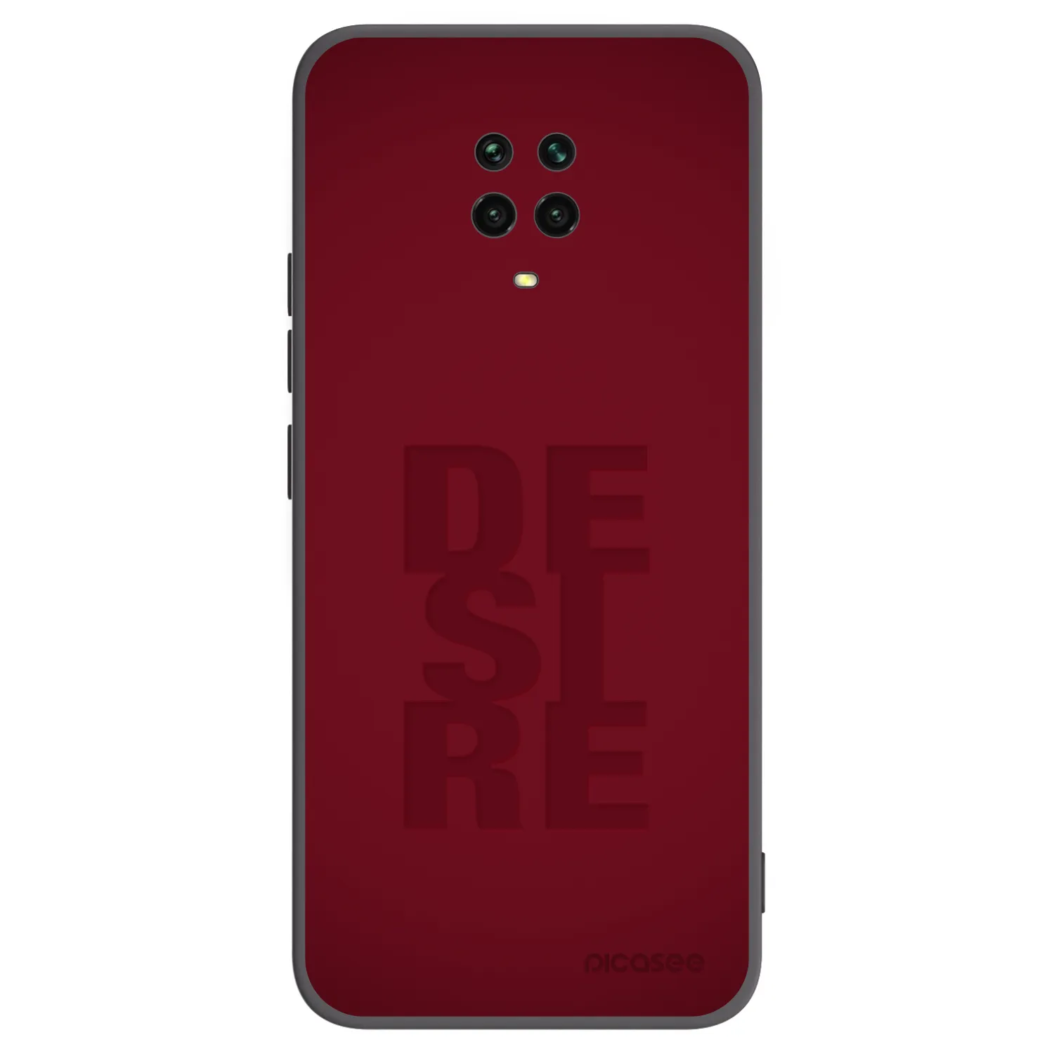 Picasee silikonový černý obal pro Xiaomi Redmi Note 9 Pro - Desire