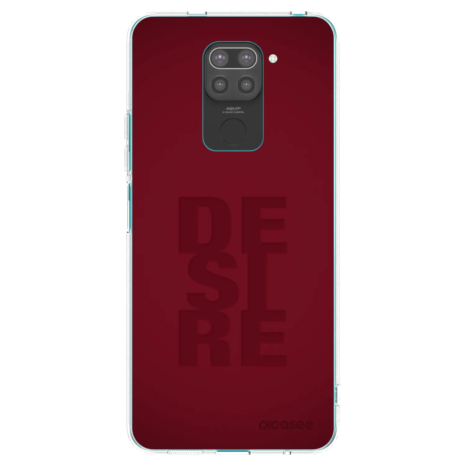 Picasee silikonový černý obal pro Xiaomi Redmi Note 9 - Desire