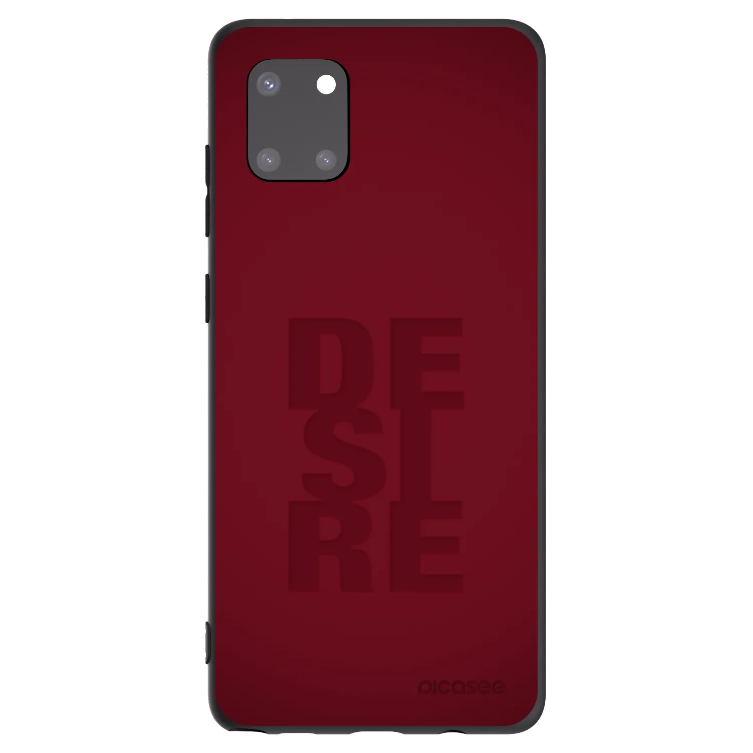 Picasee silikonový černý obal pro Samsung Galaxy Note 10 Lite N770F - Desire
