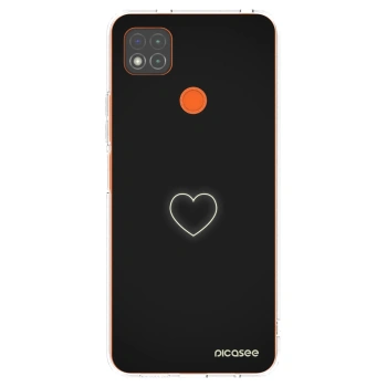 Picasee silikonový průhledný obal pro Xiaomi Redmi 9C - Heart