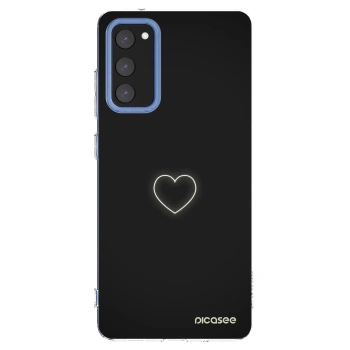 Picasee silikonový průhledný obal pro Samsung Galaxy S20 FE - Heart
