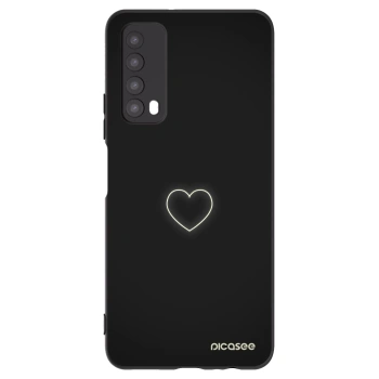 Picasee silikonový černý obal pro Huawei P Smart 2021 - Heart