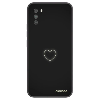 Picasee silikonový černý obal pro Xiaomi Poco M3 - Heart