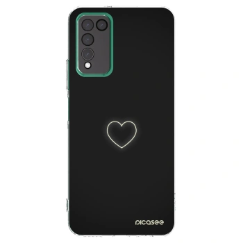 Picasee silikonový průhledný obal pro Honor 10X Lite - Heart