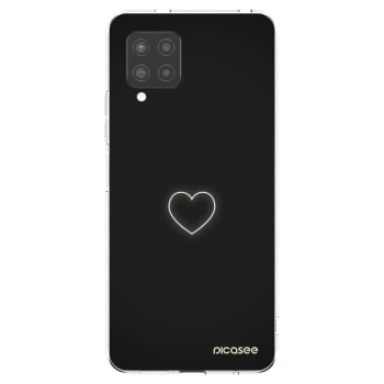 Picasee silikonový průhledný obal pro Samsung Galaxy A42 A426B - Heart