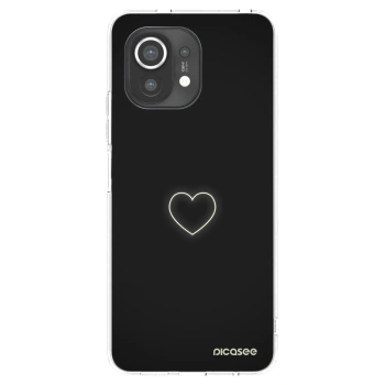 Picasee silikonový průhledný obal pro Xiaomi Mi 11 - Heart
