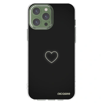 Picasee silikonový průhledný obal pro Apple iPhone 13 Pro Max - Heart