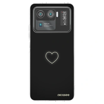 Picasee silikonový průhledný obal pro Xiaomi Mi 11 Ultra - Heart