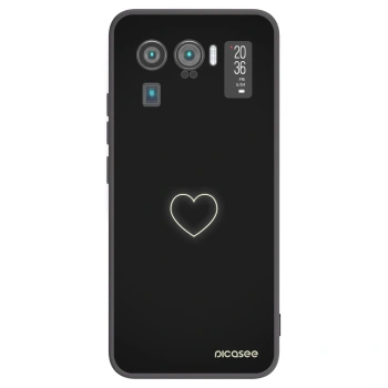 Picasee silikonový černý obal pro Xiaomi Mi 11 Ultra - Heart