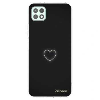 Picasee silikonový průhledný obal pro Samsung Galaxy A22 A226B 5G - Heart