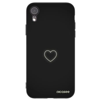 Picasee silikonový černý obal pro Apple iPhone 6 Plus/6S Plus - Heart