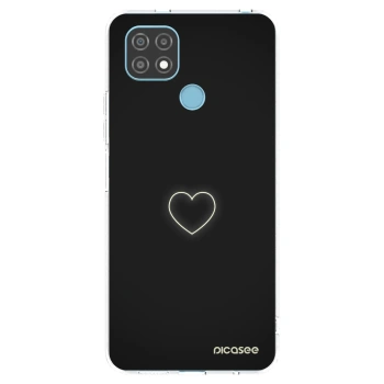 Picasee silikonový průhledný obal pro Realme C21 - Heart