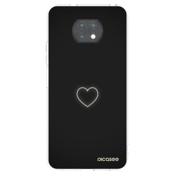 Picasee silikonový průhledný obal pro Xiaomi Redmi Note 9T - Heart