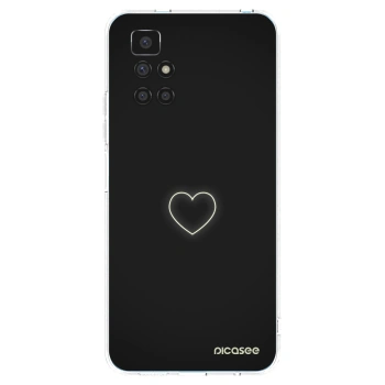 Picasee silikonový průhledný obal pro Xiaomi Redmi 10 - Heart