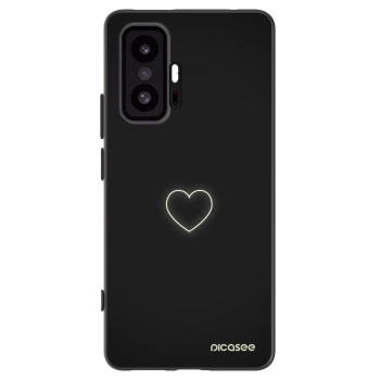 Picasee silikonový černý obal pro Xiaomi 11T Pro - Heart