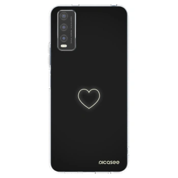 Picasee silikonový průhledný obal pro Vivo Y20s - Heart