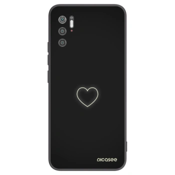 Picasee silikonový černý obal pro Xiaomi Poco M3 Pro 5G - Heart