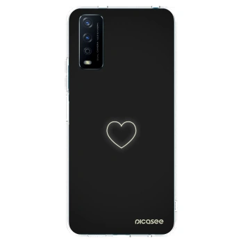 Picasee silikonový průhledný obal pro Vivo Y11s - Heart