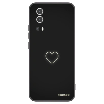 Picasee silikonový černý obal pro Vivo Y72 5G - Heart
