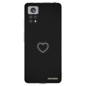 Picasee silikonový průhledný obal pro Xiaomi Redmi Note 11 - Heart