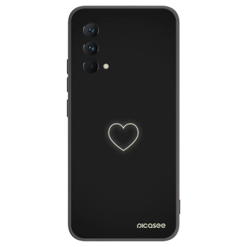 Picasee silikonový černý obal pro Realme GT Master Edition 5G - Heart