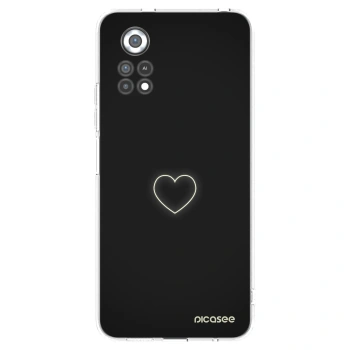 Picasee silikonový průhledný obal pro Xiaomi Poco X4 Pro 5G - Heart