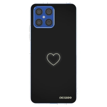 Picasee silikonový průhledný obal pro Honor X8 4G - Heart