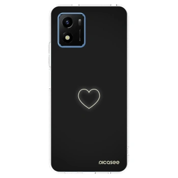 Picasee silikonový průhledný obal pro Vivo Y01 - Heart