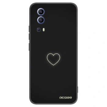 Picasee silikonový černý obal pro Vivo Y52 5G - Heart